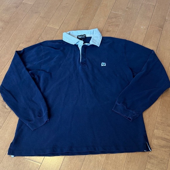 BMW Lifestyle Navy Blue Polo in XL